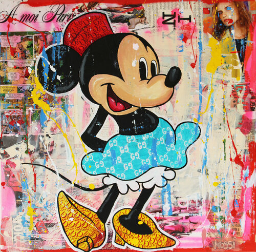 Happy Minnie di Kristin Kossi, Pittura in vendita su Singulart