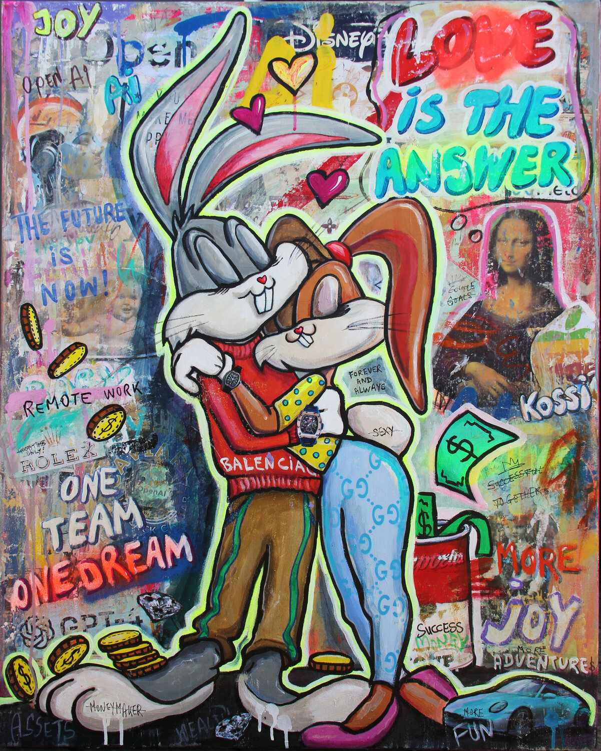Love is the Answer -Bugs and Lola Kristin Kossi