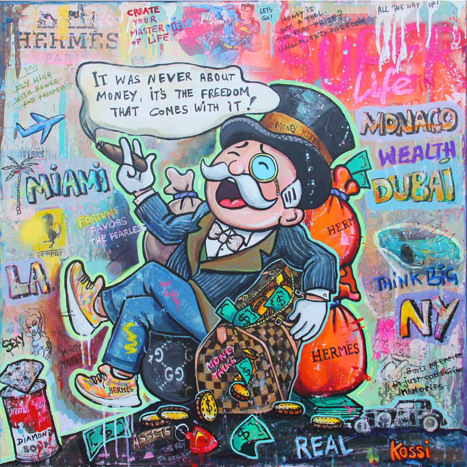 Mr. Monopoly Freedom Kristin Kossi