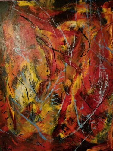 Untitled (A094) di Atom Hovhanesyan, Pittura in vendita su Singulart