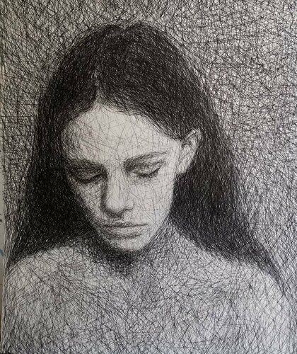 Untitled (Pen 04) von Atom Hovhanesyan, Zeichnungen kaufen auf Singulart