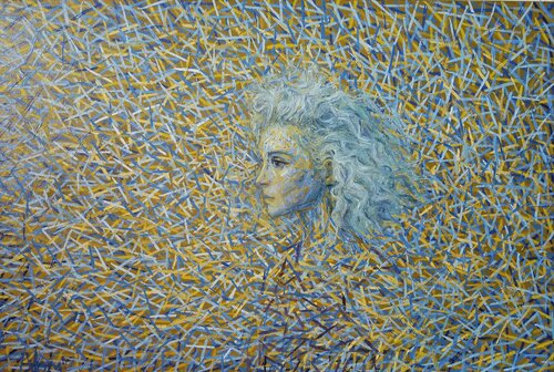 "Portrait of St. Vincent" par Atom Hovhanesyan, Peinture en vente sur Singulart