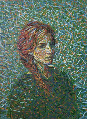 Untitled (DIV 032) van Atom Hovhanesyan, Schilderij te koop op Singulart