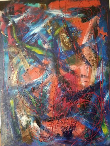 Smile or Scream (A065) von Atom Hovhanesyan, Malerei kaufen auf Singulart