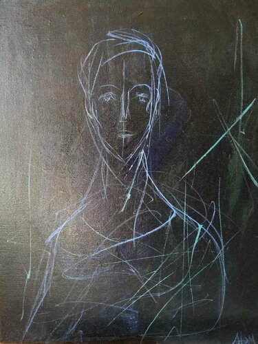 Untitled (A089) di Atom Hovhanesyan, Pittura in vendita su Singulart