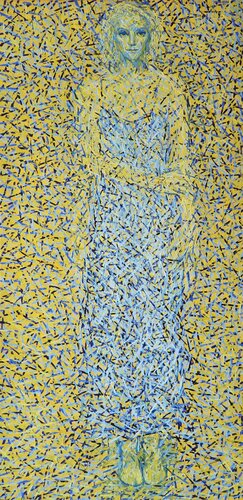 Woman-3 (DIV 018) par Atom Hovhanesyan, Peinture en vente sur Singulart