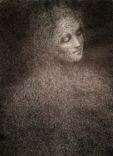 "Study after Leonardo's Burlington Cartoon" par Atom Hovhanesyan, Dessin en vente sur Singulart