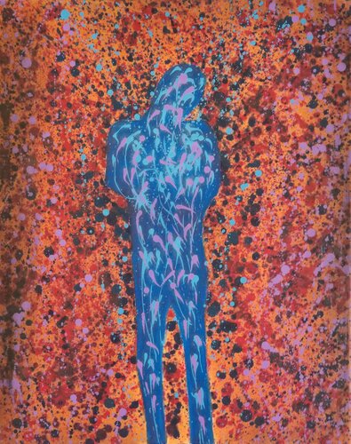 Untitled (A093) de Atom Hovhanesyan, Pintura a la venta en Singulart