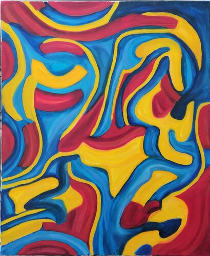 Clown van Atom Hovhanesyan, Schilderij te koop op Singulart