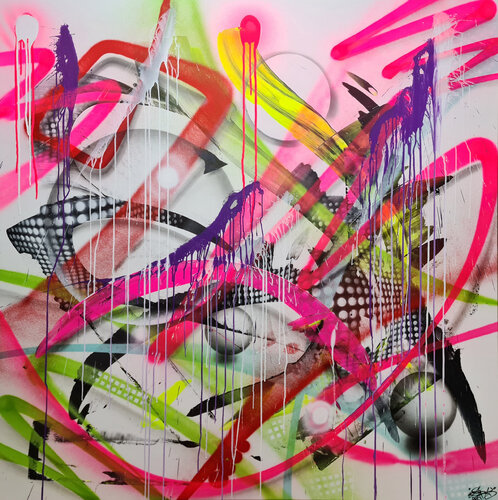 Graff N°918 par Parscha Mirghawameddin, Peinture en vente sur Singulart