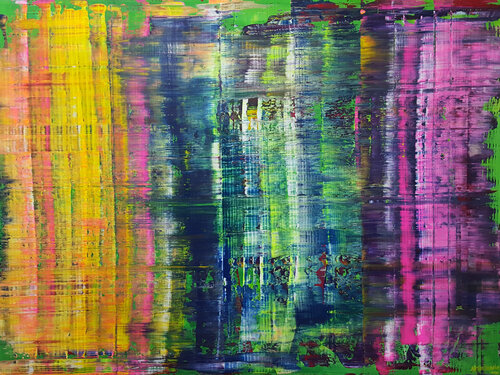 Abstract N°1809 par Parscha Mirghawameddin, Peinture en vente sur Singulart