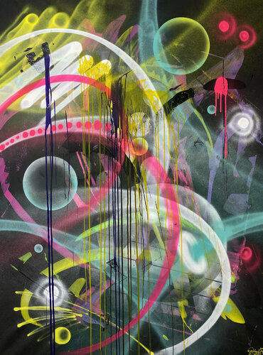 Graff N°357 par Parscha Mirghawameddin, Peinture en vente sur Singulart