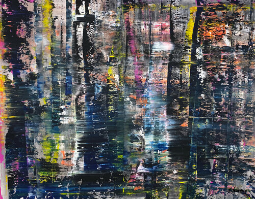 abstract N°1975 van Parscha Mirghawameddin, Schilderij te koop op Singulart
