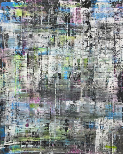 abstract N°1966 par Parscha Mirghawameddin, Peinture en vente sur Singulart