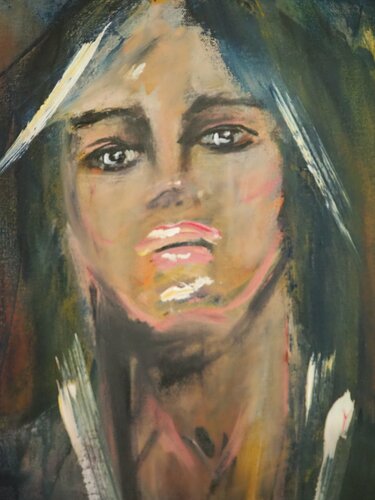 Sense paraules "sin palabras" van Esther Tenedor, Schilderij te koop op Singulart