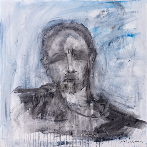 Todos conocen al tipo que escribe versos di Esther Tenedor, Pittura in vendita su Singulart