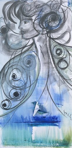 Ocellets de paper 4 di Esther Tenedor, Pittura in vendita su Singulart