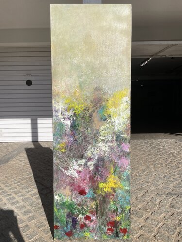 Tierra de Amapolas I van Esther Tenedor, Schilderij te koop op Singulart