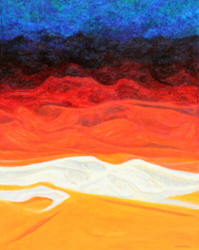 La montagne de Léon X van Eric Winzenried, Schilderij te koop op Singulart