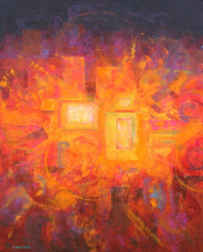 Jazz improvisation von Eric Winzenried, Malerei kaufen auf Singulart