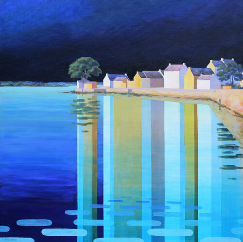 Lumière imaginaire sur St Cado di Eric Winzenried, Pittura in vendita su Singulart