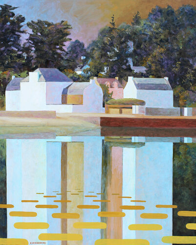 Effet de lumière sur le Pouldu di Eric Winzenried, Pittura in vendita su Singulart