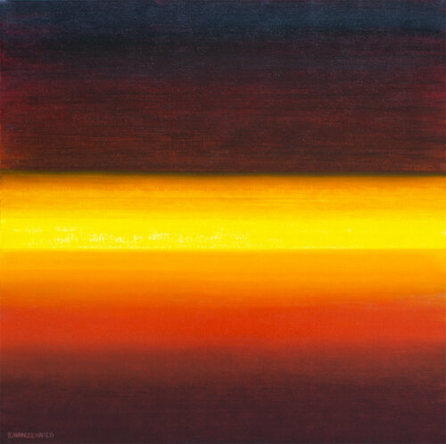 Paysage du philosophe méditant van Eric Winzenried, Schilderij te koop op Singulart