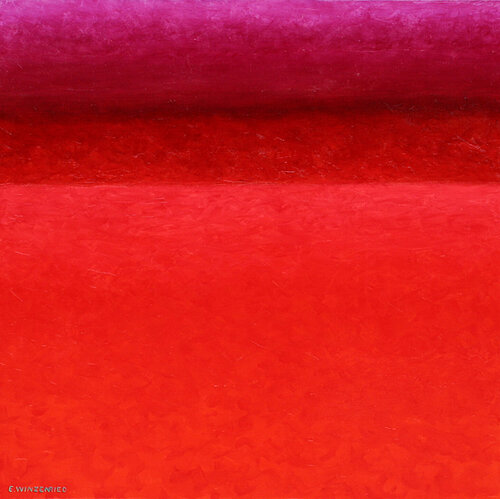 Coquelicots sous un ciel violet Eric Winzenried