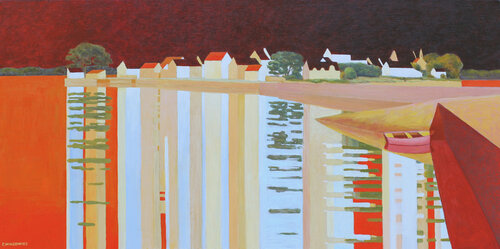 Eveil moderne de Saint Cado van Eric Winzenried, Schilderij te koop op Singulart