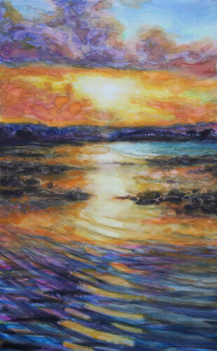 Composition colorée CCT 697 von Eric Winzenried, Malerei kaufen auf Singulart
