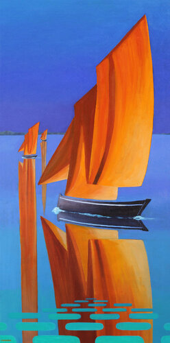 Les trois forbans di Eric Winzenried, Pittura in vendita su Singulart