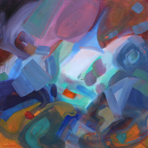 Paysage dynamique van Eric Winzenried, Schilderij te koop op Singulart