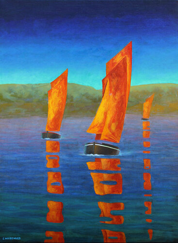 Régate au forban di Eric Winzenried, Pittura in vendita su Singulart
