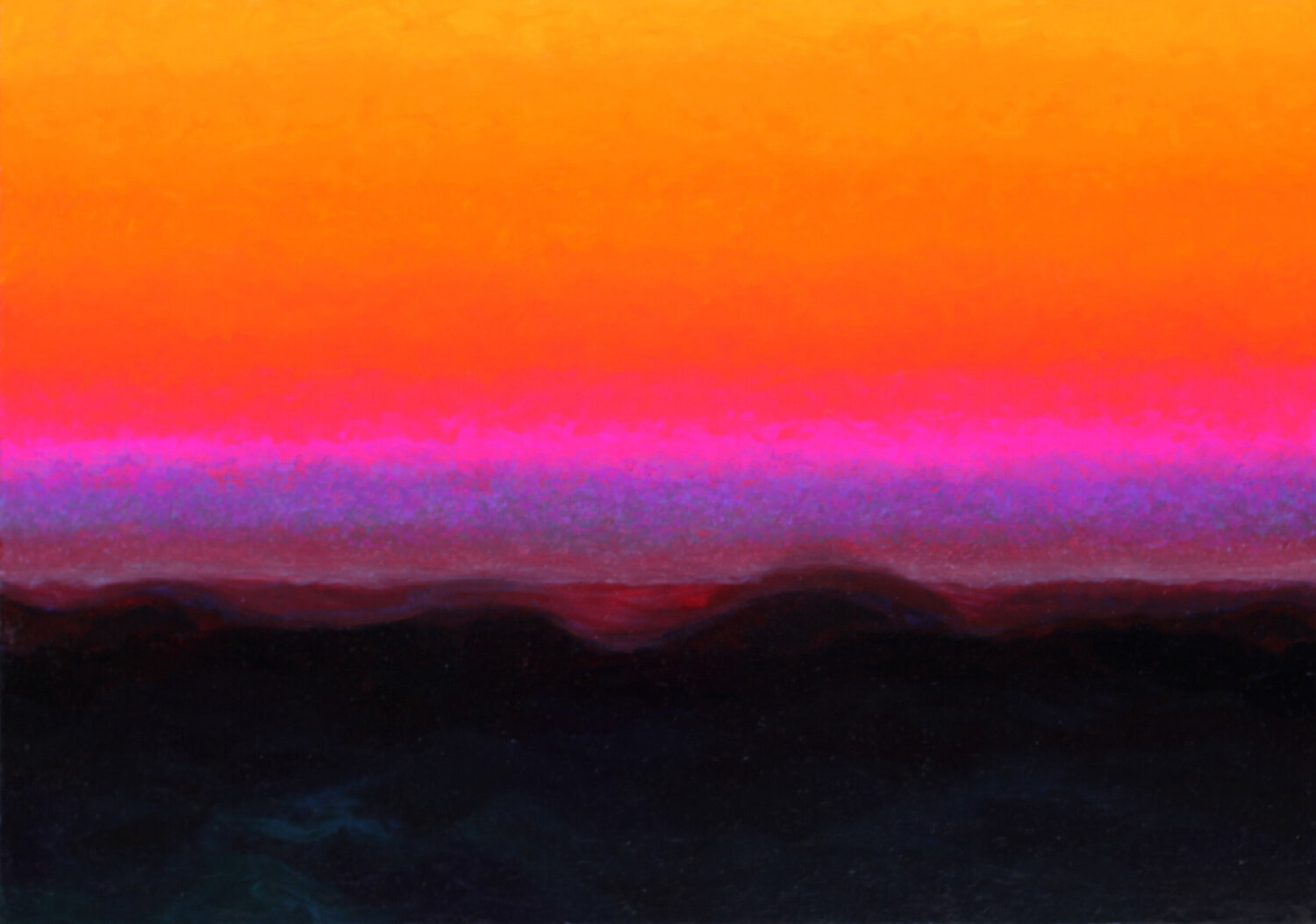 Paysage en contraste orangé Eric Winzenried