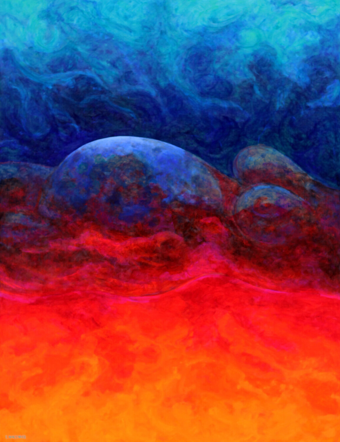 Paysage de la terre porteuse Eric Winzenried