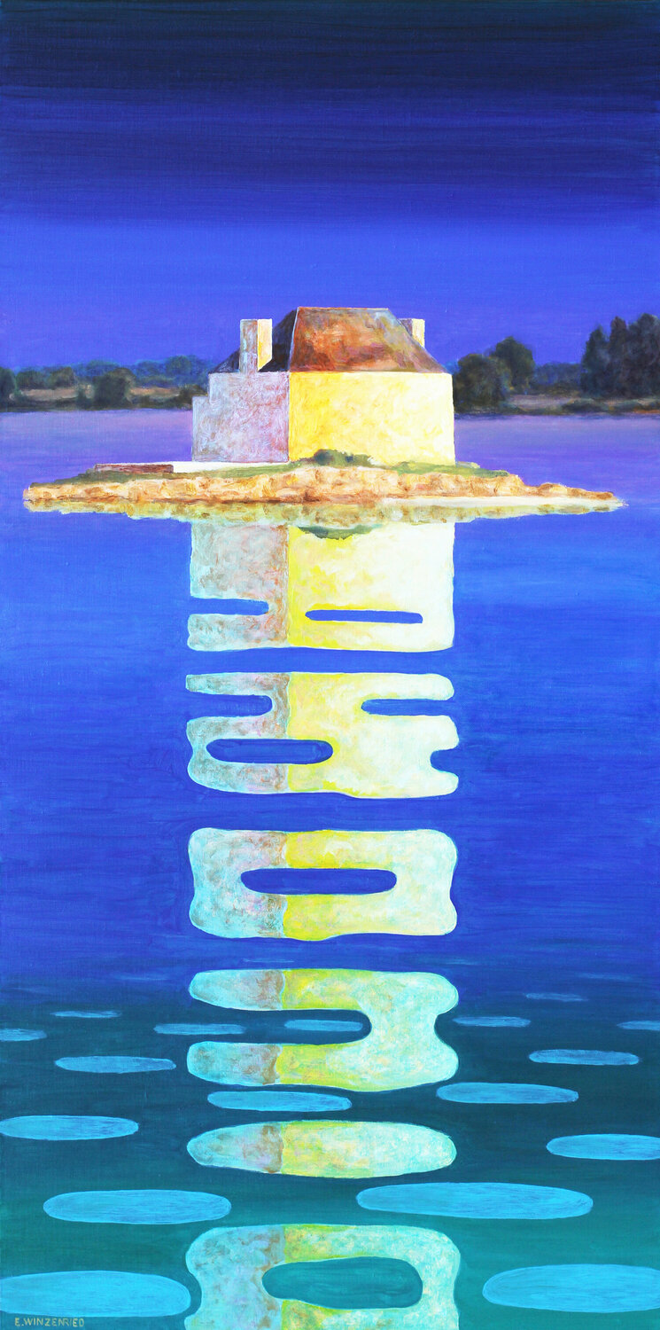 Reflets sur l'ilot Eric Winzenried