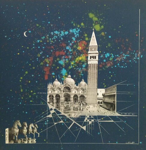 BLU VENEZIA van Giancarlo Siniscalchi, Schilderij te koop op Singulart