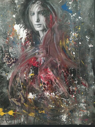 WOMAN 3 di Giancarlo Siniscalchi, Pittura in vendita su Singulart
