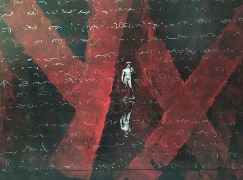 David.. proiezioni van Giancarlo Siniscalchi, Schilderij te koop op Singulart