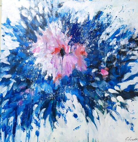 Floral fantasy par Giancarlo Siniscalchi, Peinture en vente sur Singulart