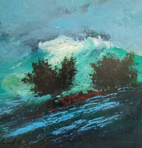 Crepuscolo di Giancarlo Siniscalchi, Pittura in vendita su Singulart