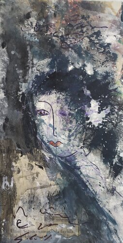 Figura di donna by Giancarlo Siniscalchi, Painting for Sale on Singulart