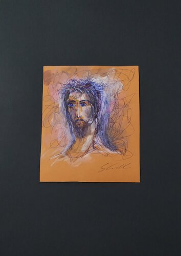 Volto di Cristo di Giancarlo Siniscalchi, Opera su carta in vendita su Singulart