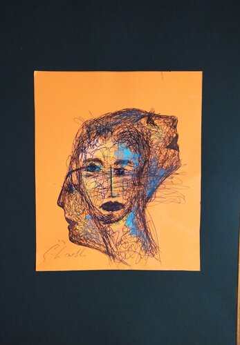 Volti di Giancarlo Siniscalchi, Pittura in vendita su Singulart