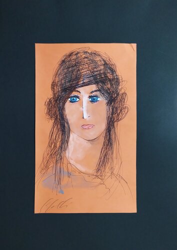 JEANNE par Giancarlo Siniscalchi, Peinture en vente sur Singulart