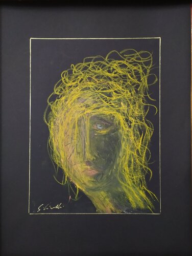 Volto di donna von Giancarlo Siniscalchi, Werk auf Papier kaufen auf Singulart