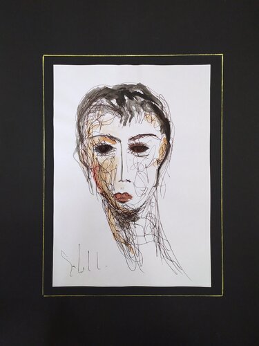 I volti dell' anima by Giancarlo Siniscalchi, Work on Paper for Sale on Singulart