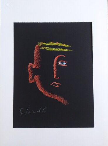 Volto di Giancarlo Siniscalchi, Opera su carta in vendita su Singulart