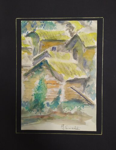 Capanne par Giancarlo Siniscalchi, Œuvre sur papier en vente sur Singulart