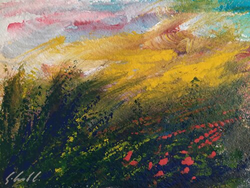 Giallo Tramonto by Giancarlo Siniscalchi, Work on Paper for Sale on Singulart